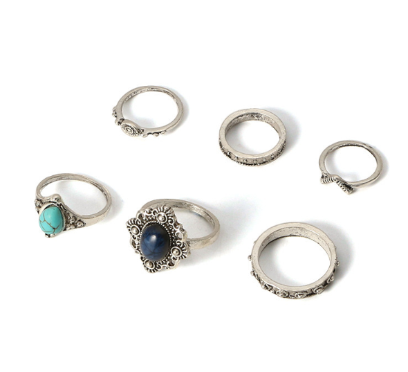 Vintage Fashion Ring Set
