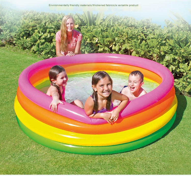 INTEX Fluorescent Three-Ring Inflatable Pool