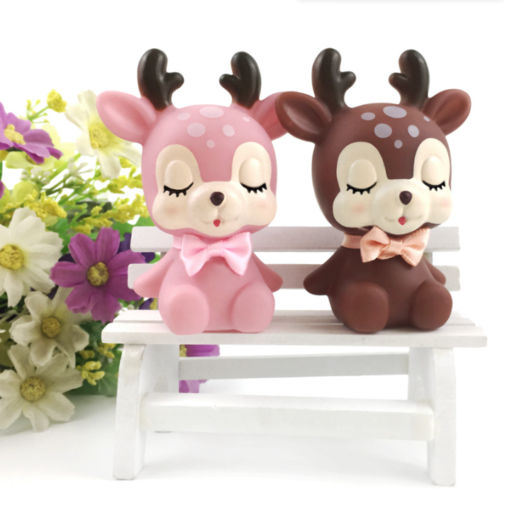 Christmas Deer Toy Purple