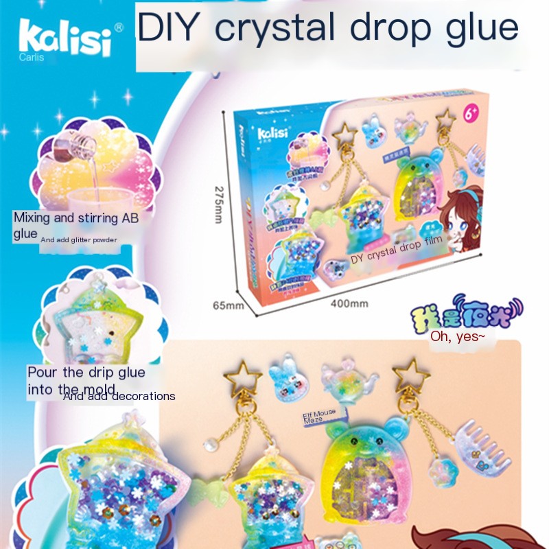 DIY Crystal Drop Glue Toy Set image 2