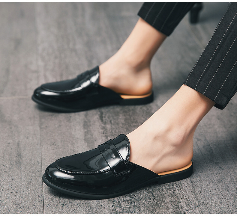 Closed Toe Half Support Leather Shoes - Image 4