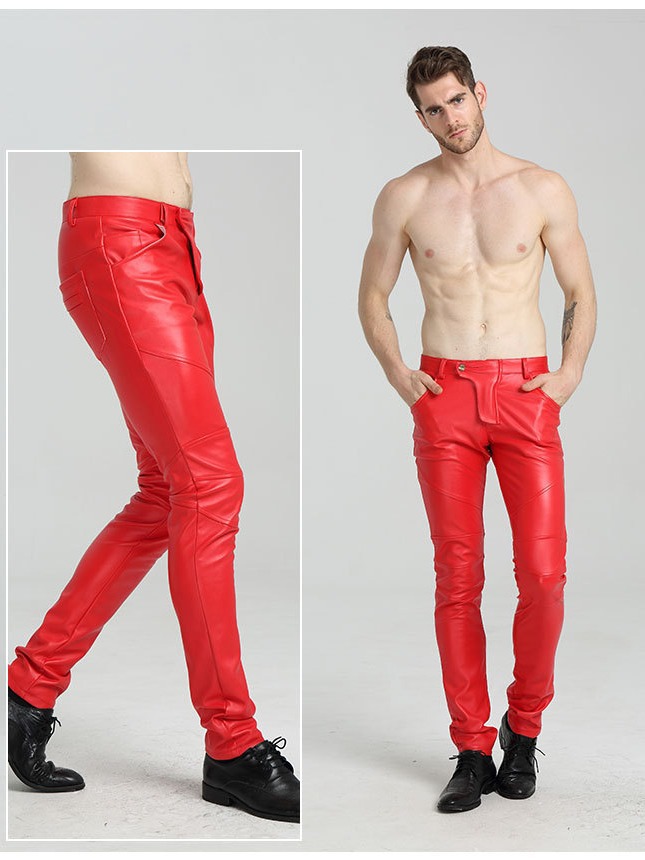 Red Leather Pants