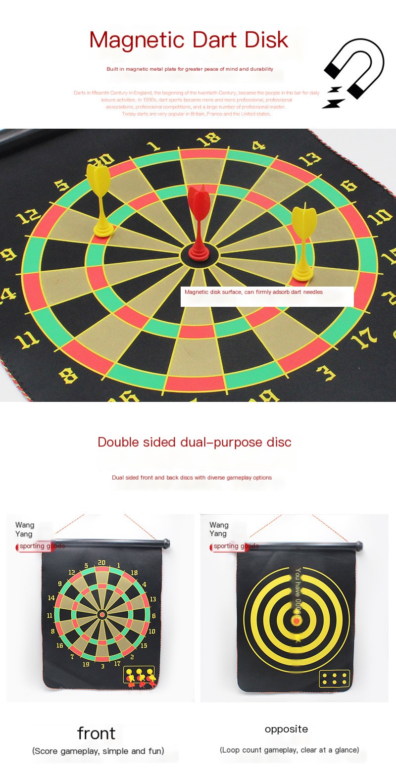 Family Playing with Dartboard