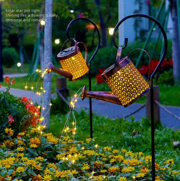Solar Garden Kettle Light 3