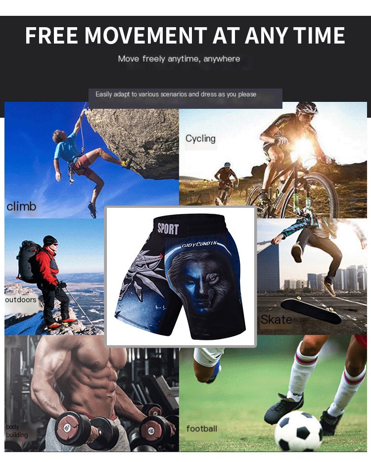 Sanda Fighting Shorts 8