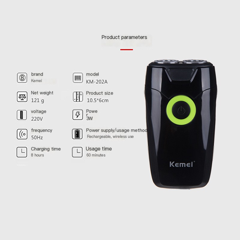 Kemei KM-202A Razor