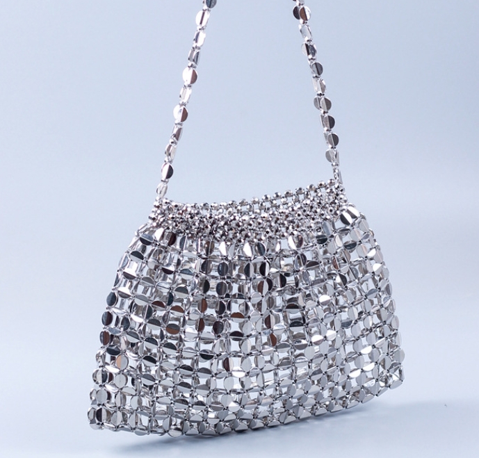 Fashion Silver Metal Evening Bag 3