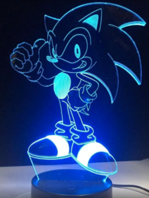 3D LED Visual Lamp