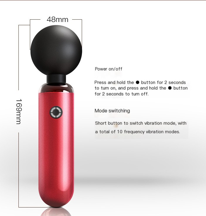 Powerful Mini Wand Vibrator Massager