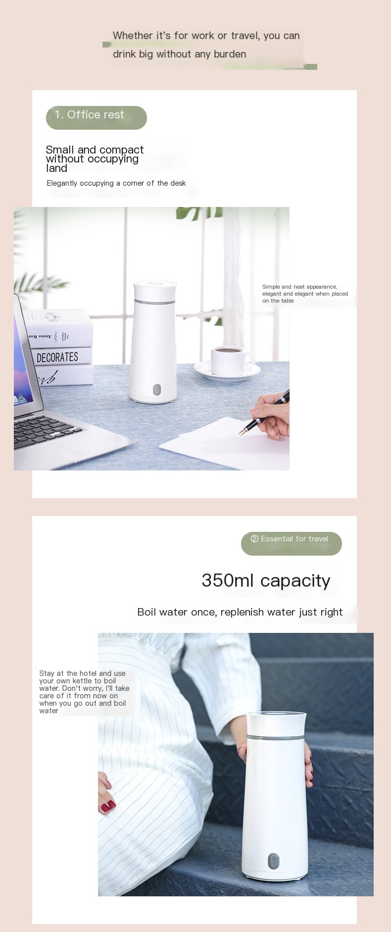 Compact design for travel