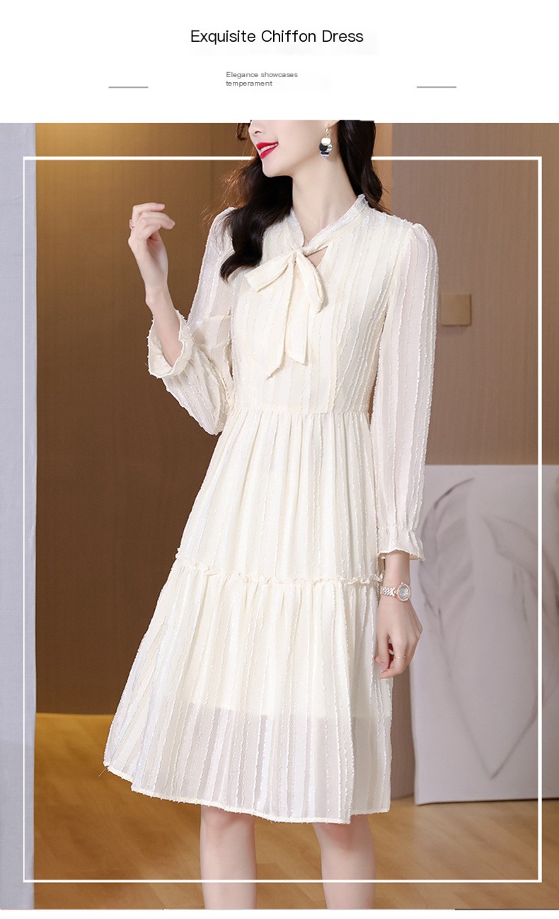 Chiffon Dress Detail View