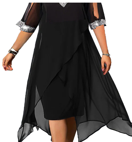 Women's Mid-skirt Dress Image 3