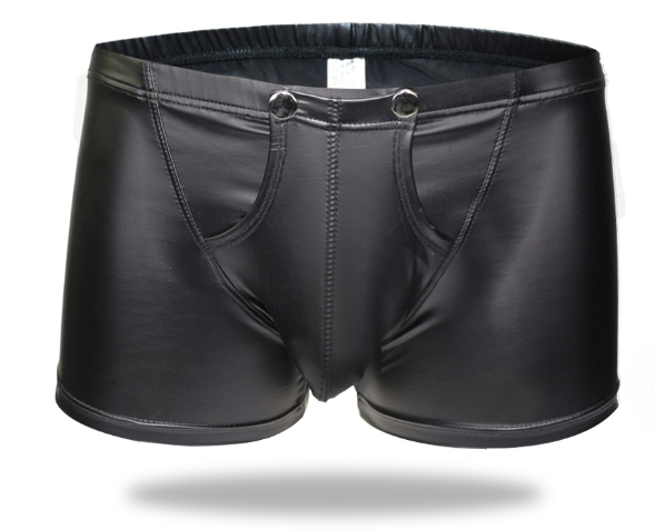 Faux Leather Underwear Image 4