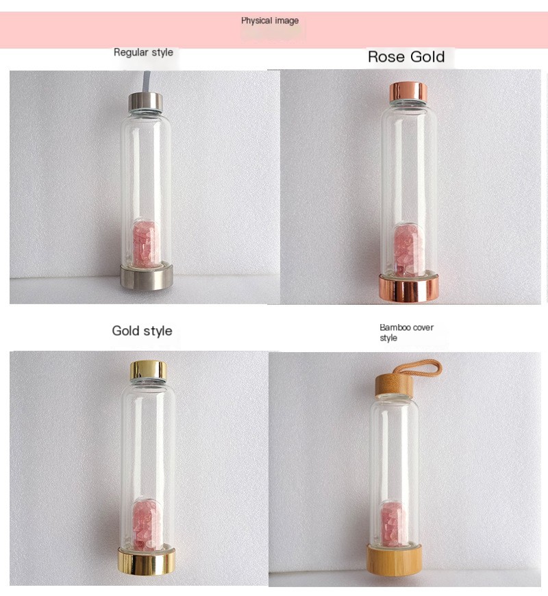 Rose Gold Crystal Energy Cup