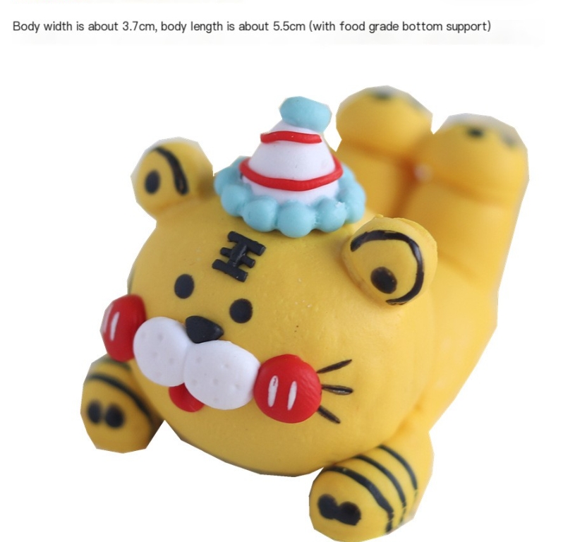 Soft Clay Tiger Decoration 3