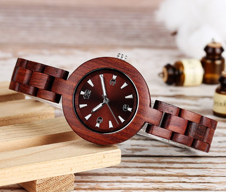 Wooden Quartz Watch 2