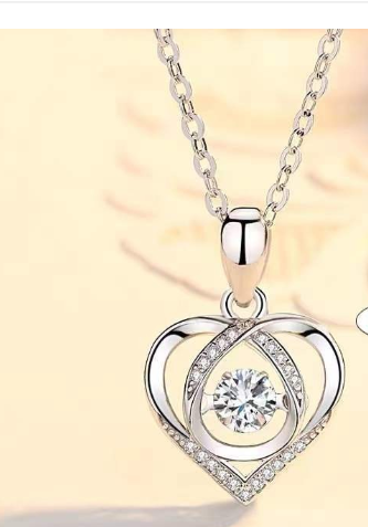 S925 Silver Eternal Heart Necklace