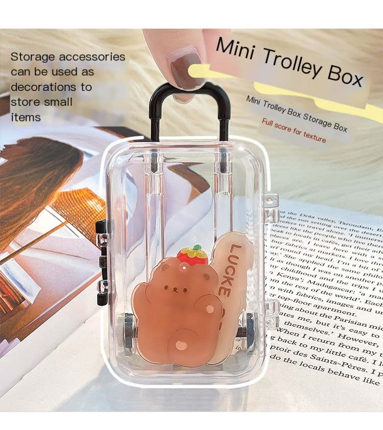 Creative Mini Luggage Storage Box