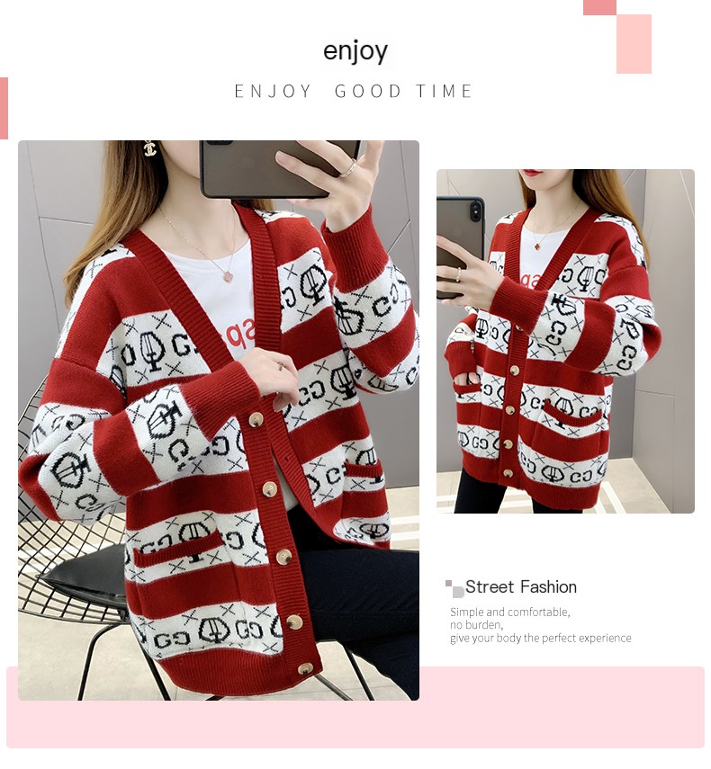 Christmas Reindeer Cardigan Image 1