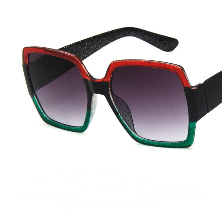 Multi-Coloured Glitter Vintage Sunglasses Style 2