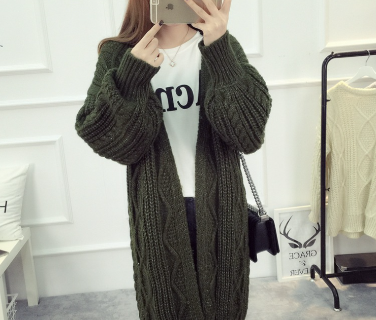 Green Cardigan