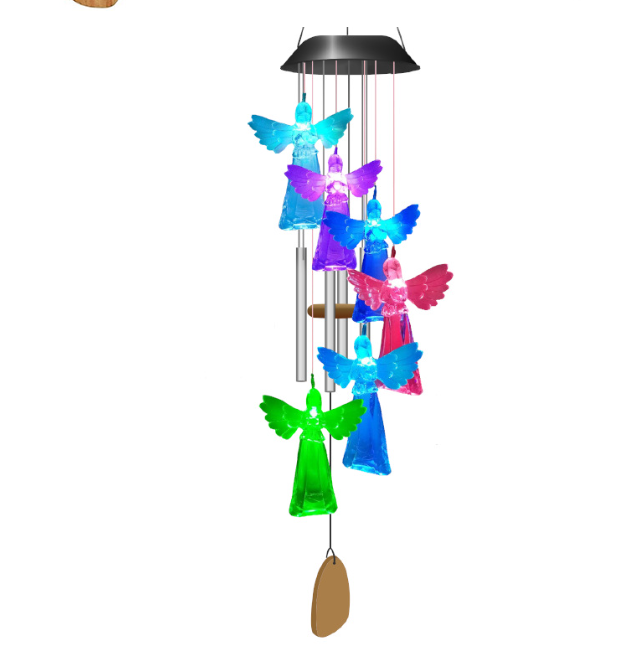 Solar Powered LED Windchime Design 1