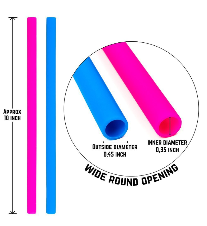 Silicone Straws Image 1