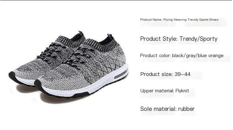 Flying Woven Sports Shoes Image 1