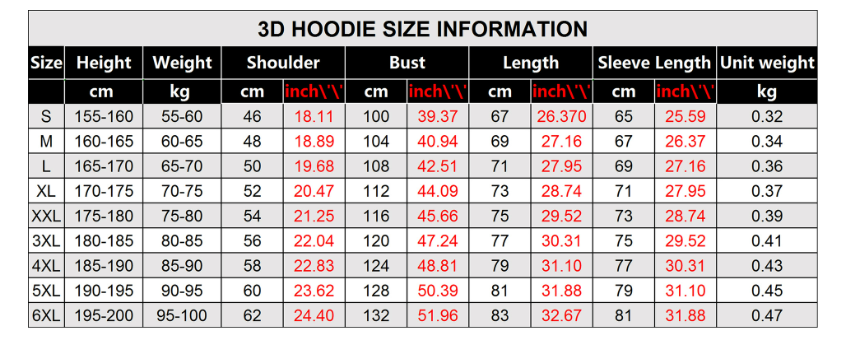 3D Horror Character Hoodie