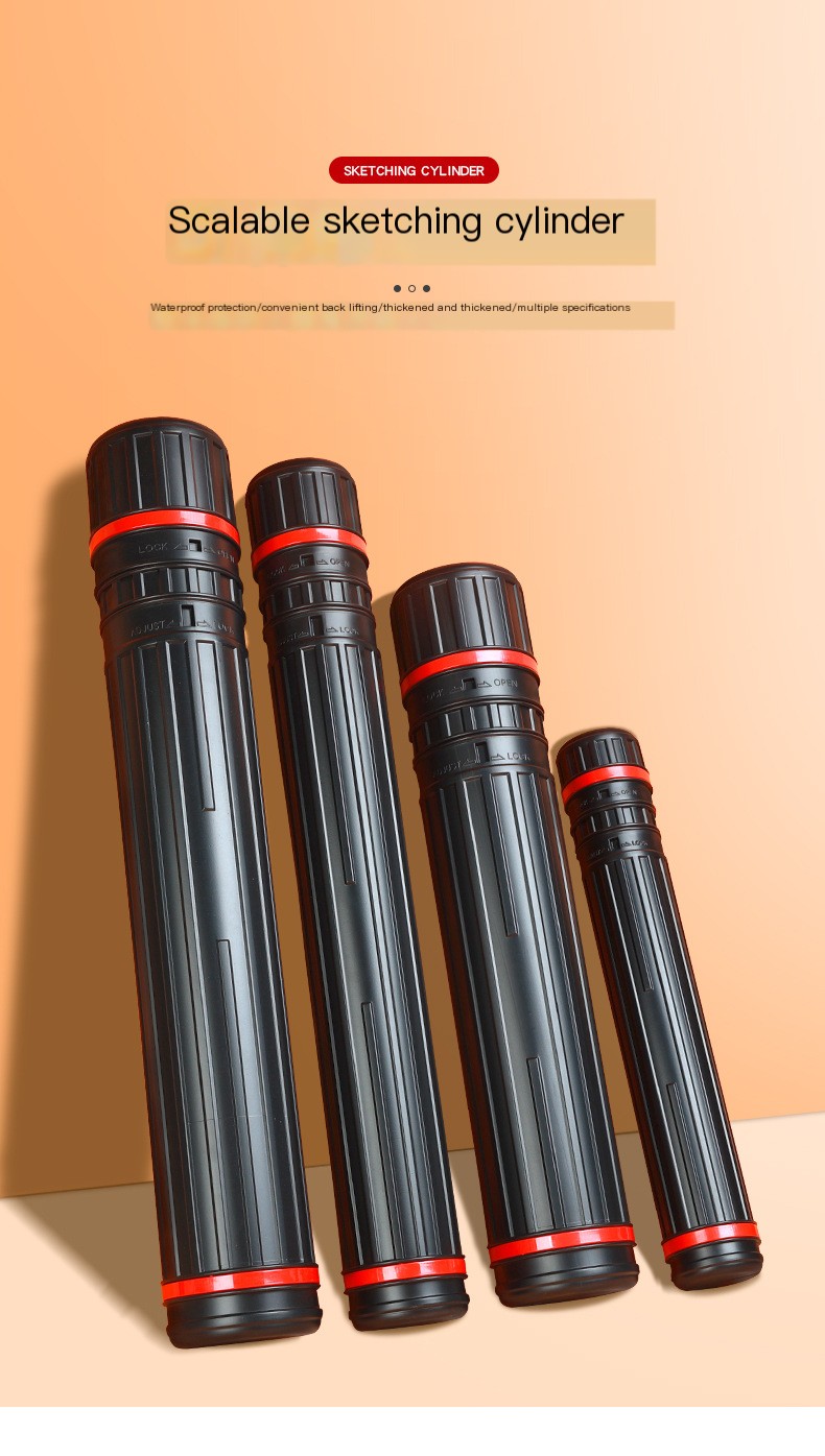Portable Expandable Art Roll Storage Tube