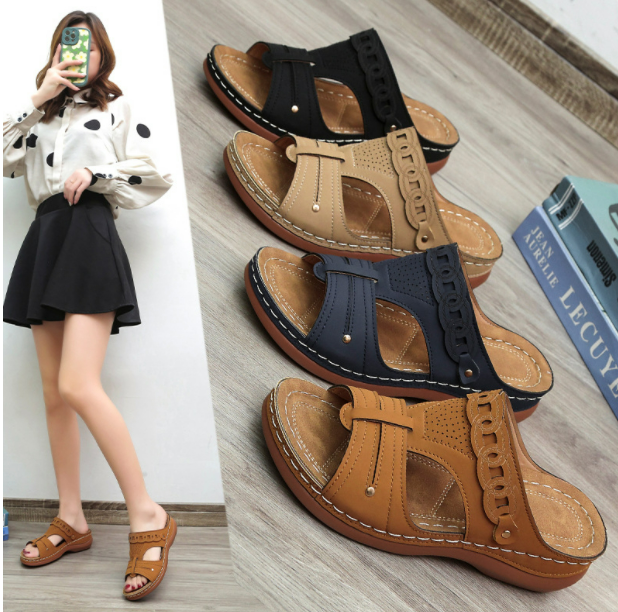 Women's Fashion Casual Comfortable Thick Heel Sandals 3
