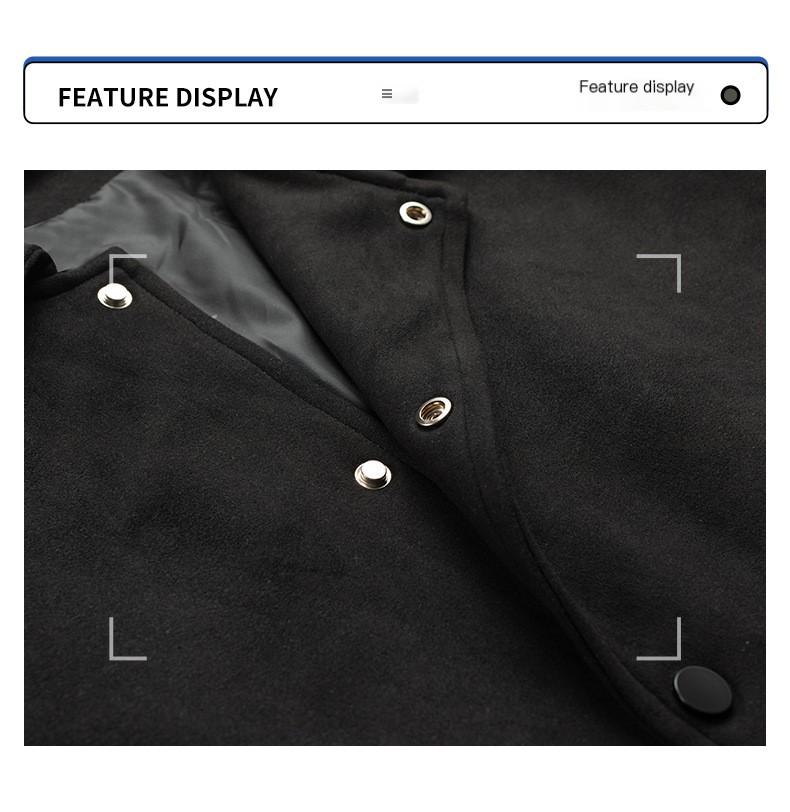 Streetwear Faux Suede Jacket