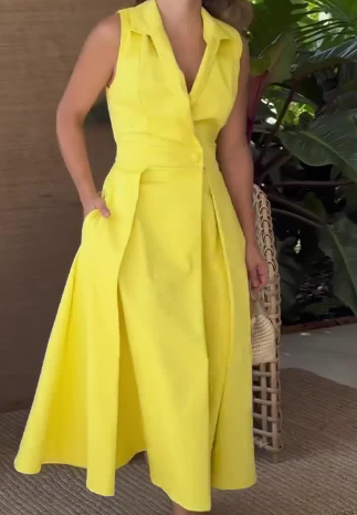 VESTIDO™ long A-line dress