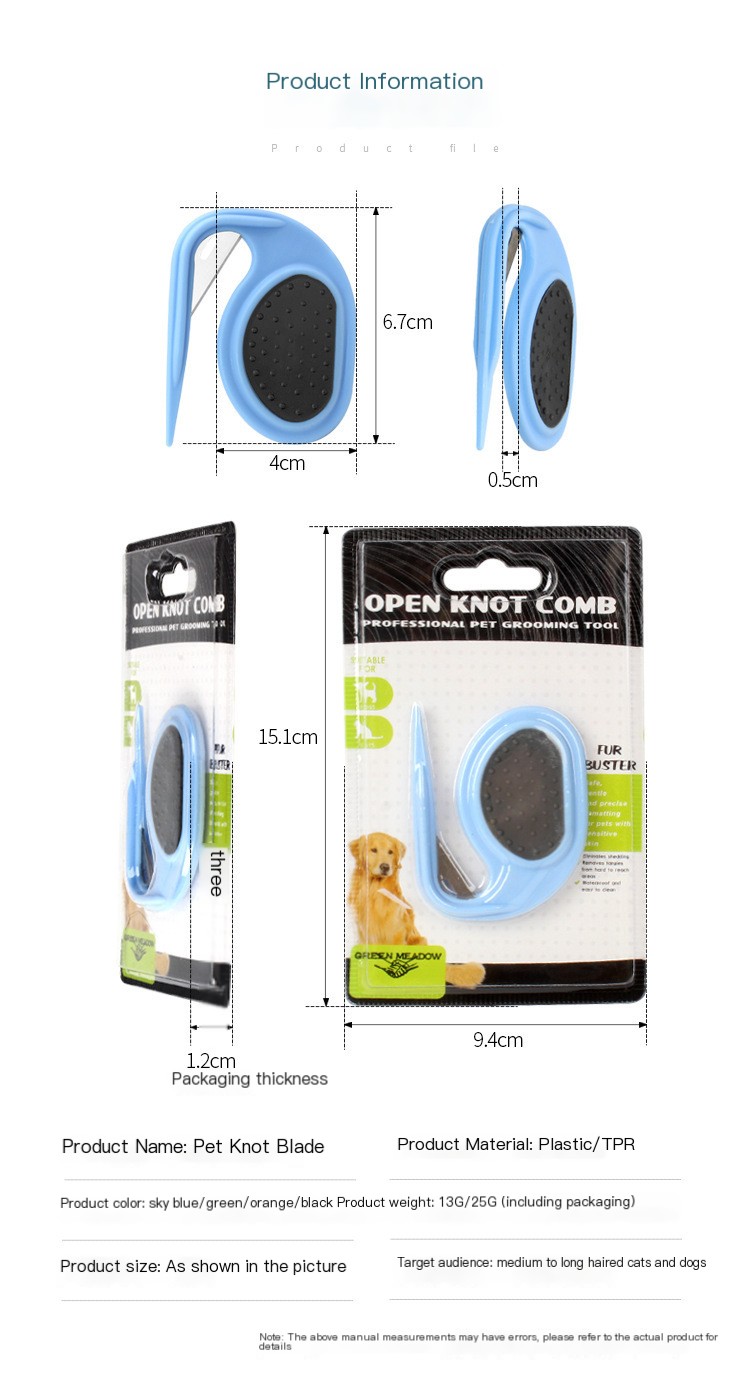 Pet Dematting Comb Image 3