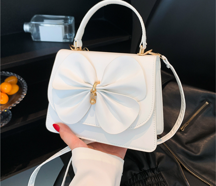 Women's Messenger Bag - Bow Detail