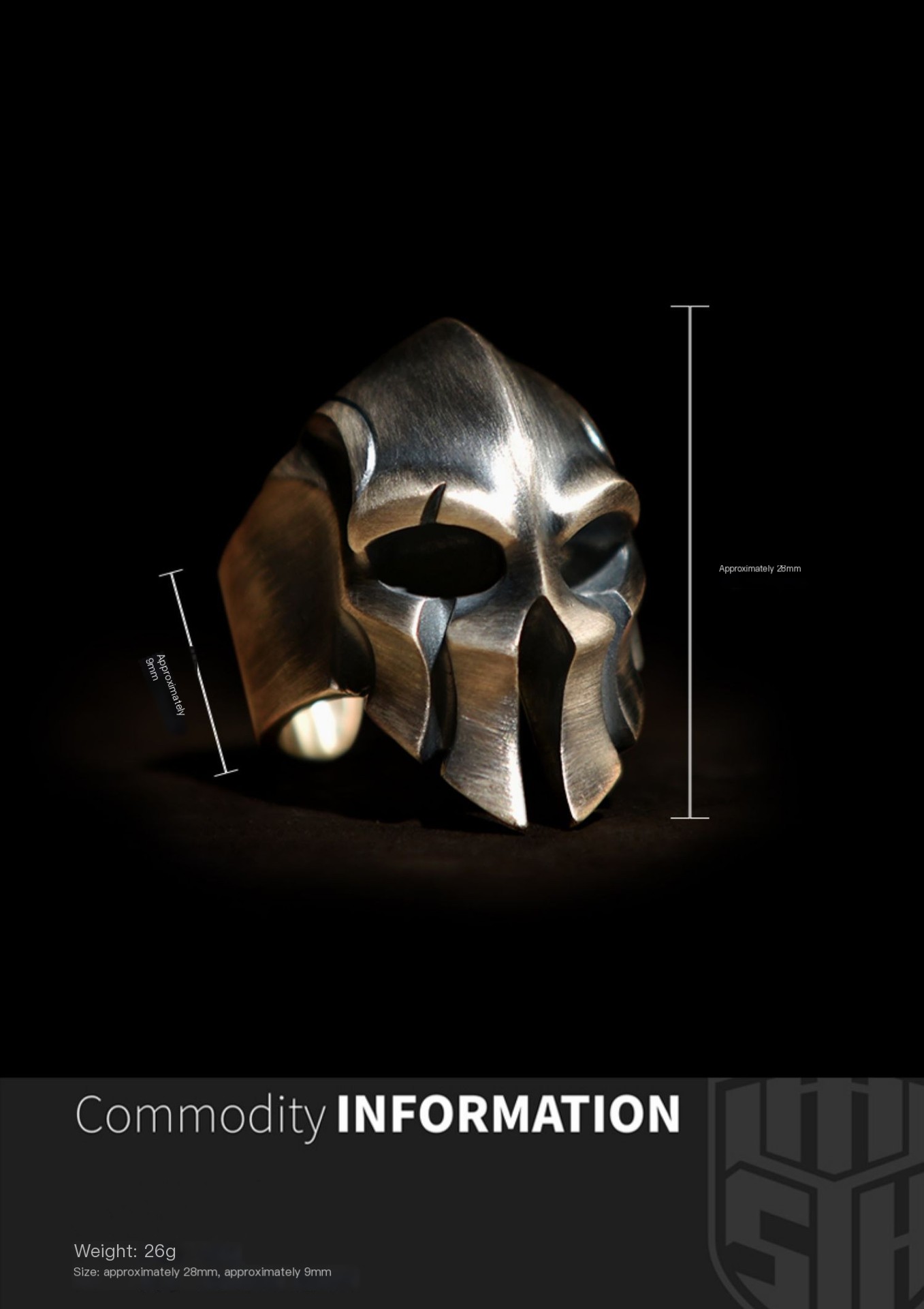 Spartan Skull Ring Image 3