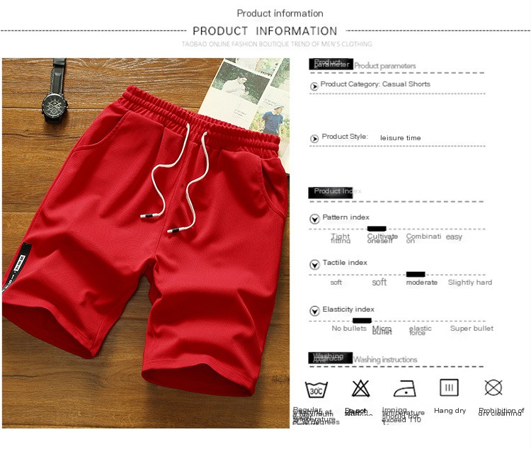 Men's Casual Fashion Shorts in Navy Blue