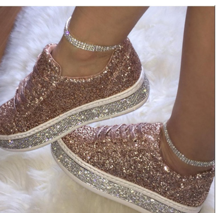 Different colors of shoes