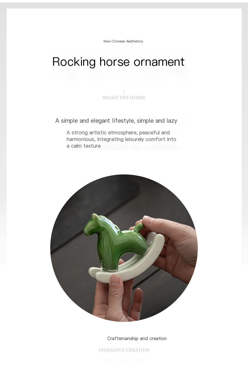 Sky Blue Rocking Horse