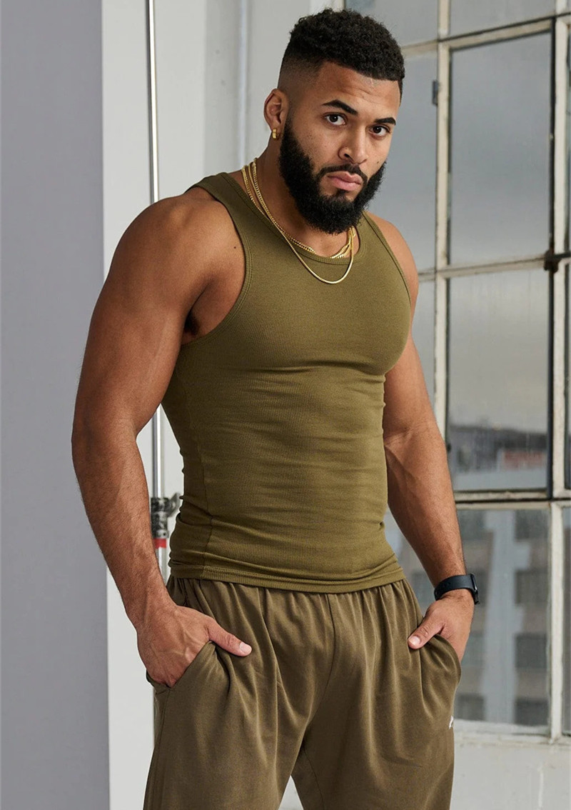 Summer Knitted Men's Vest image