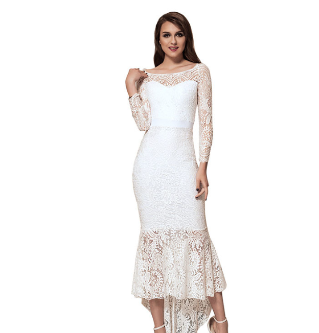 Long Sleeve Lace Dress 4