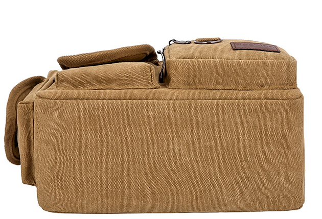Men's canvas crossbody bag