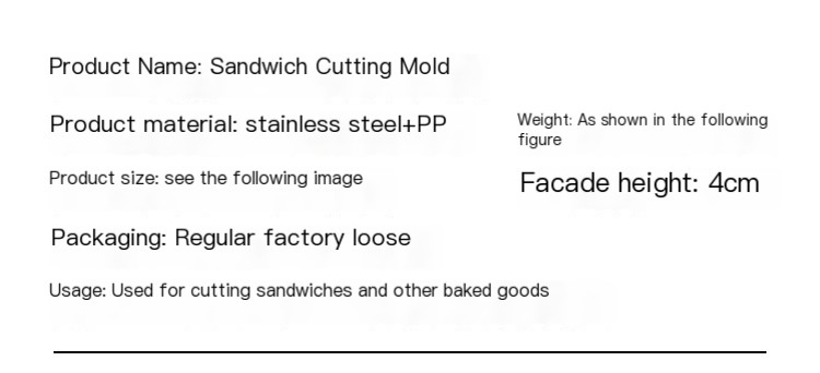 Cross-Border Pocket Sandwich Set 4