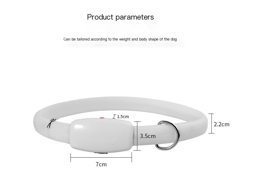 Rechargeable Collar Pet Supplies Luminous Leisure Dog Walking Leash