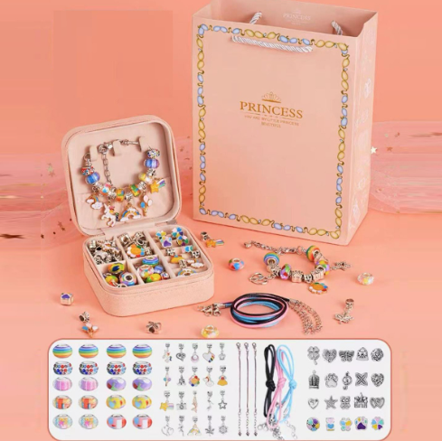 Children's Educational Handmade DIY Beaded Bracelet Suit