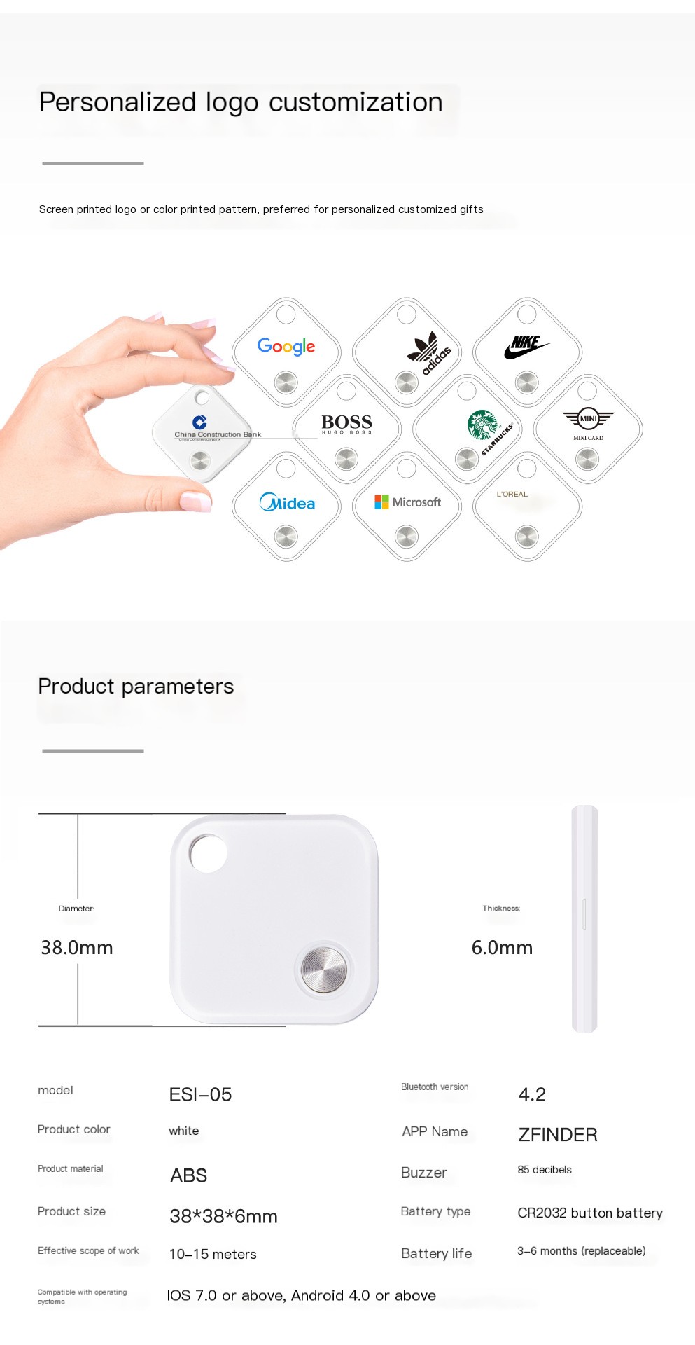 Bluetooth Anti-Lost Tracker Image 1