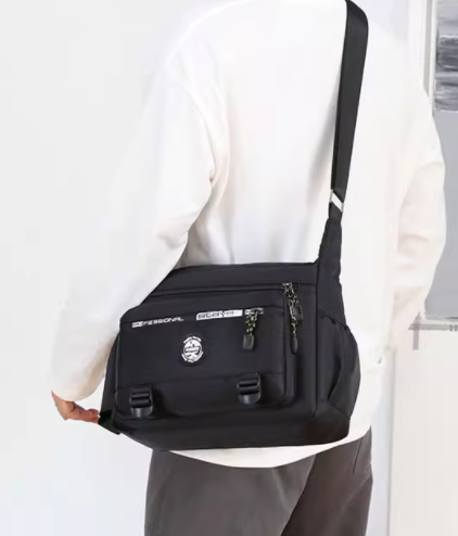 Men's Fashion Casual Crossbody Bag - Gray