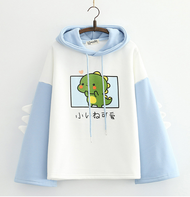 Fleece Hoodie Blue