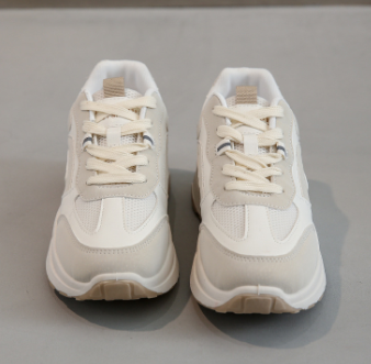Classic Beige Sneakers Image 3