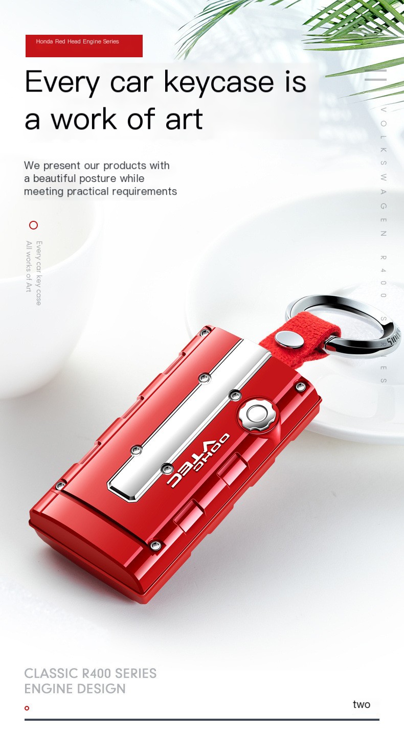 Car Key Bag Buckle Red